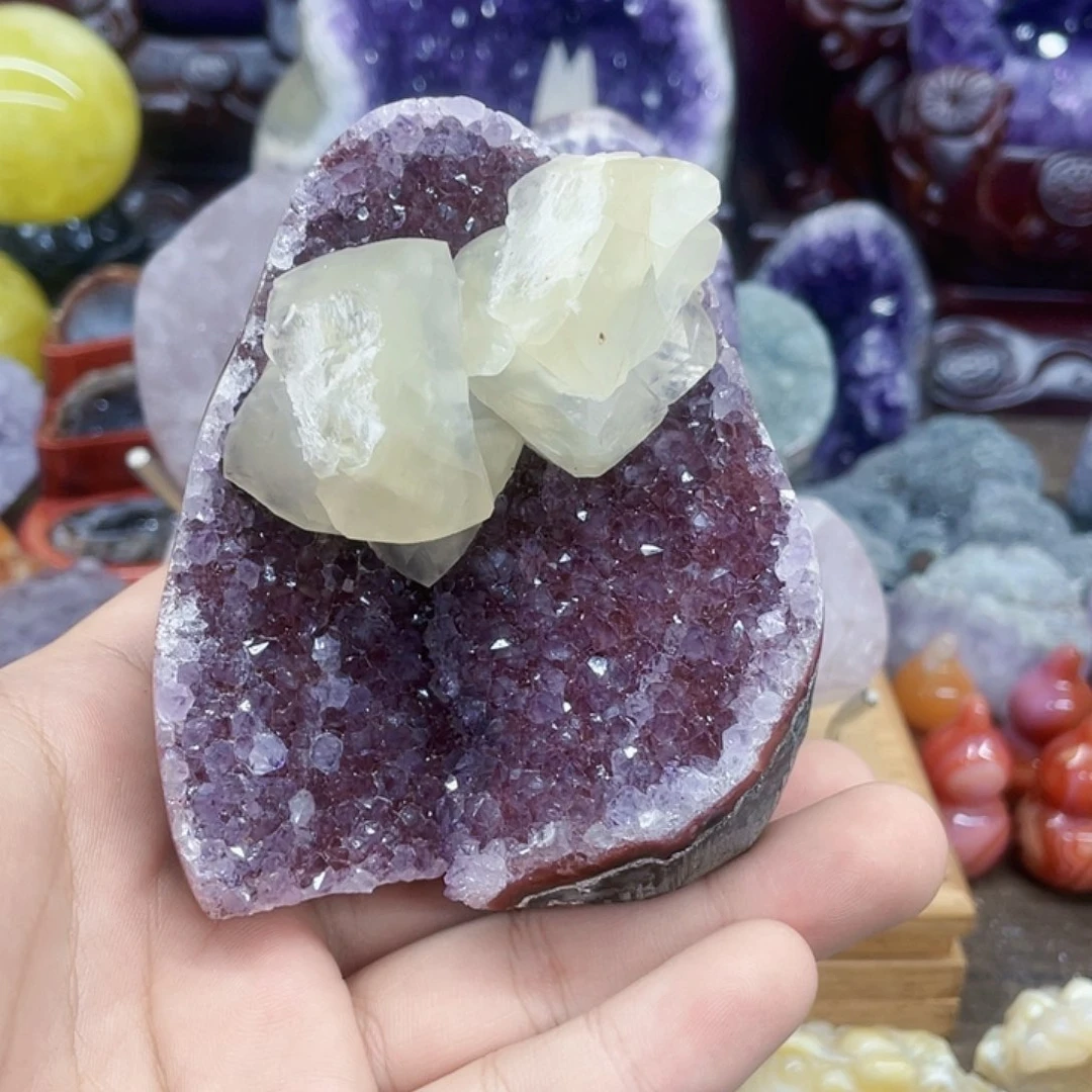 紫晶未镶嵌大型摆件（非配饰）