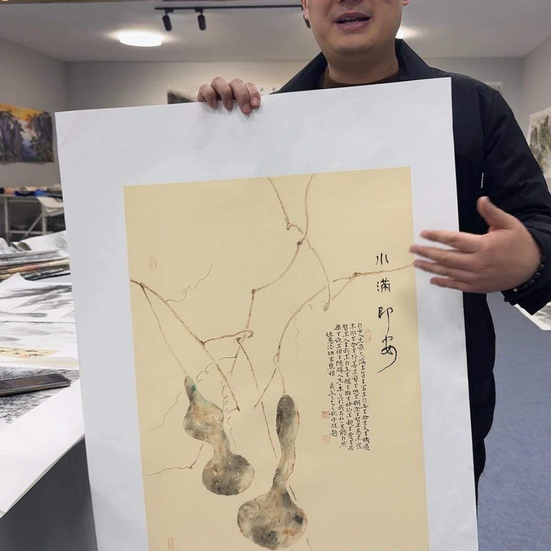 国画国画作品宣纸纯手绘