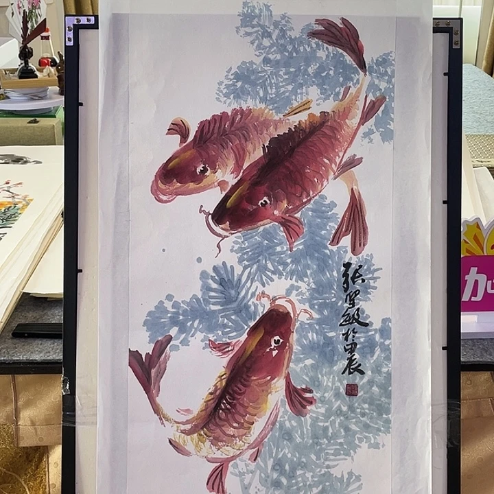 国画张圣敏先生纯手绘作品