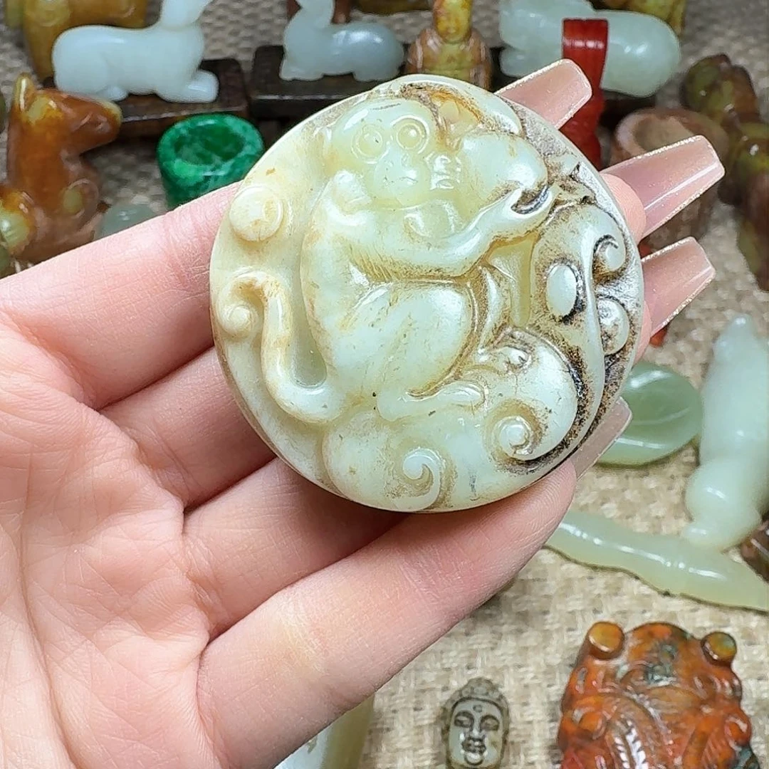 白玉菩提吊坠挂件