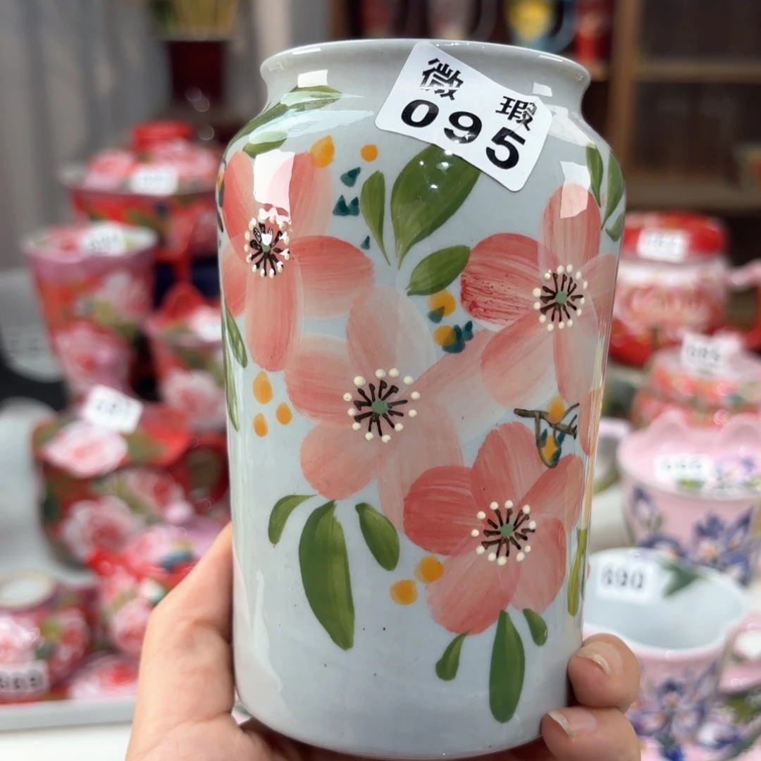 景德镇手绘高温釉下彩陶瓷茶具