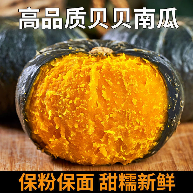 正宗贝贝南瓜4.5斤装粗粮宝宝辅食粉面糯香甜板栗味小南瓜