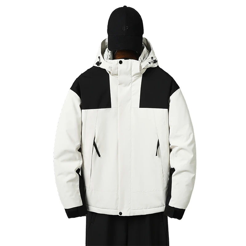 S1998情侣款时尚经典冲锋棉服外套