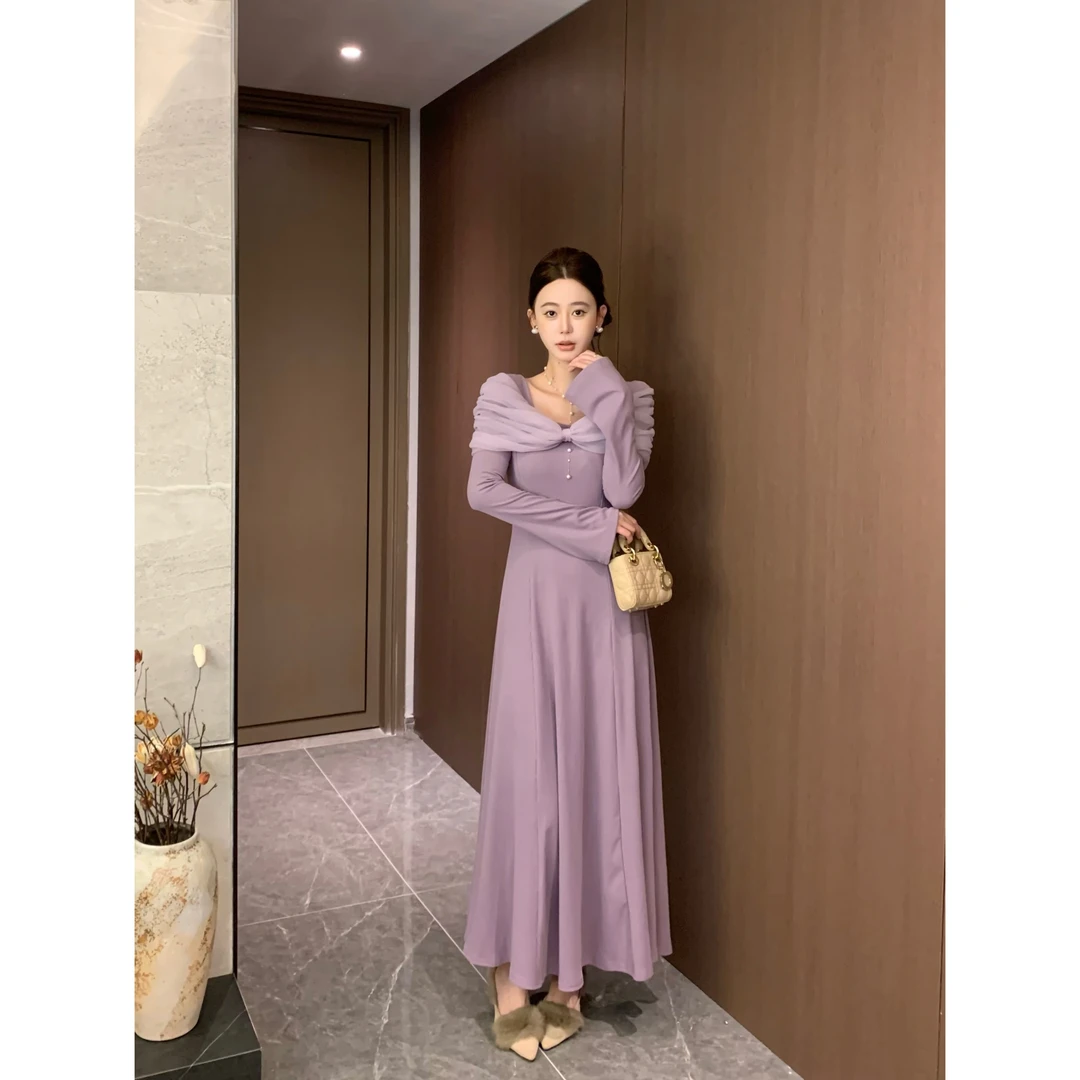 《婉婉》亭亭玉立 可拆卸蝴蝶结坎肩美女氛围针织裙大码半身裙1200