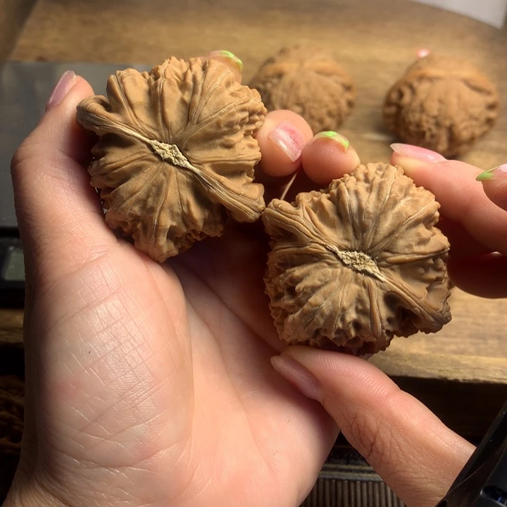 吊坠文玩核桃L*鹏白狮子