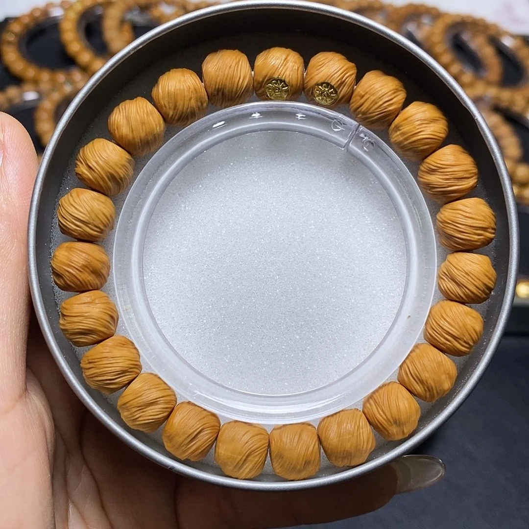 猴头核桃手串双标鬼印无相尺寸11左右全品单号338号