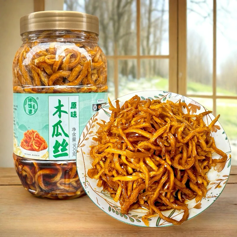广西香辣木瓜丝酱菜老坛腌制下饭菜即食不辣微辣