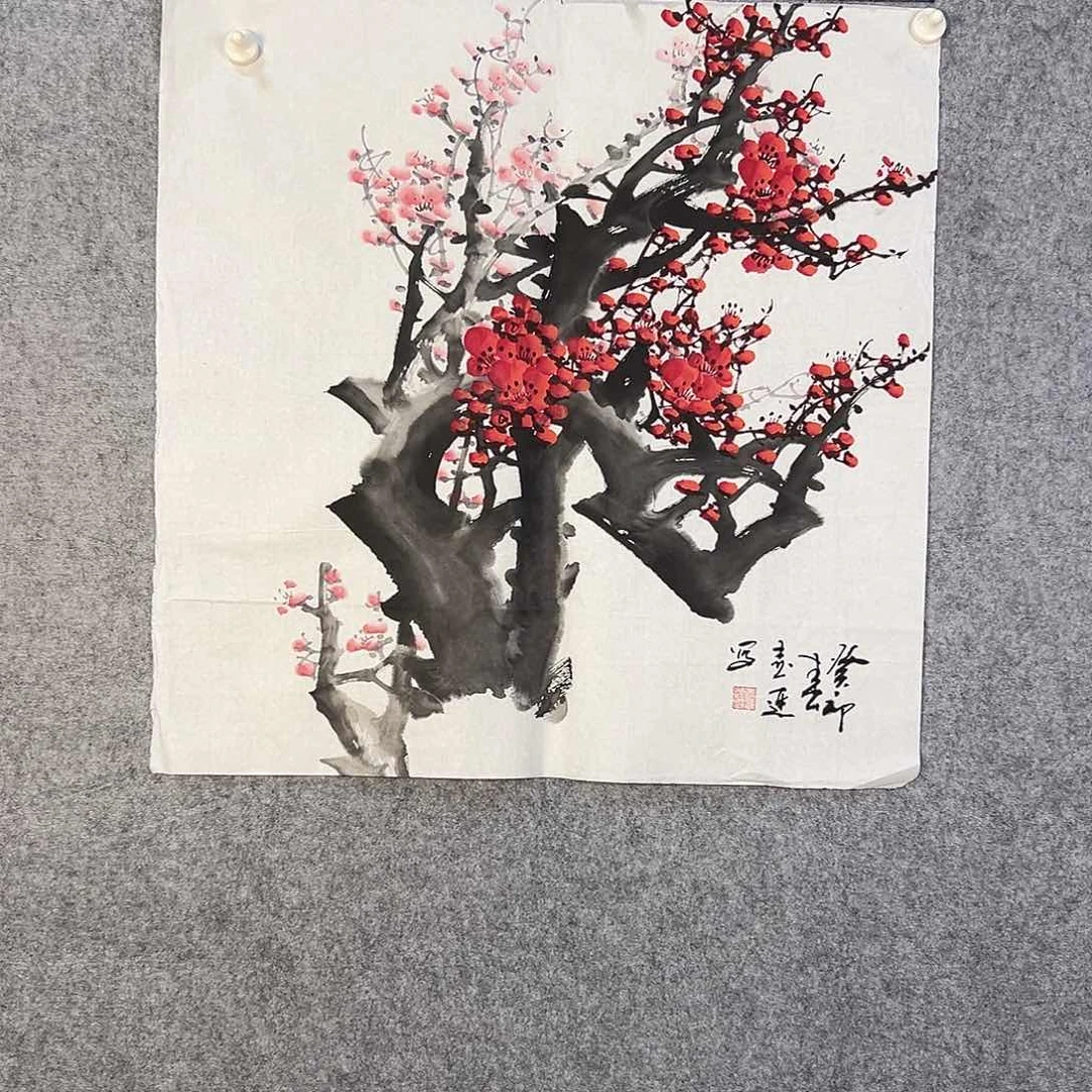 国画224 花鸟在此鸣叫时还要一