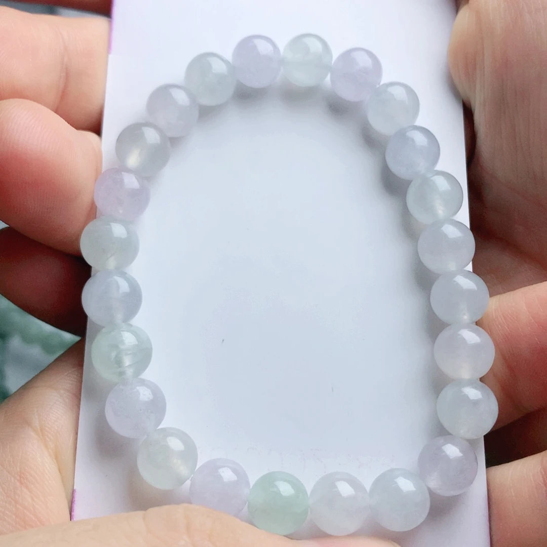 翡翠未镶嵌手链珠串