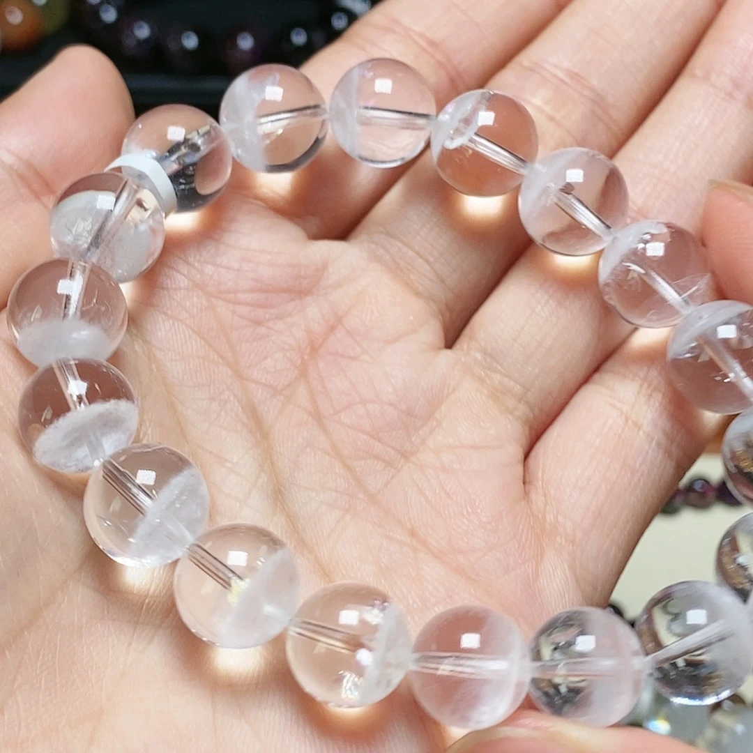 未镶嵌项圈水晶白幽灵手串