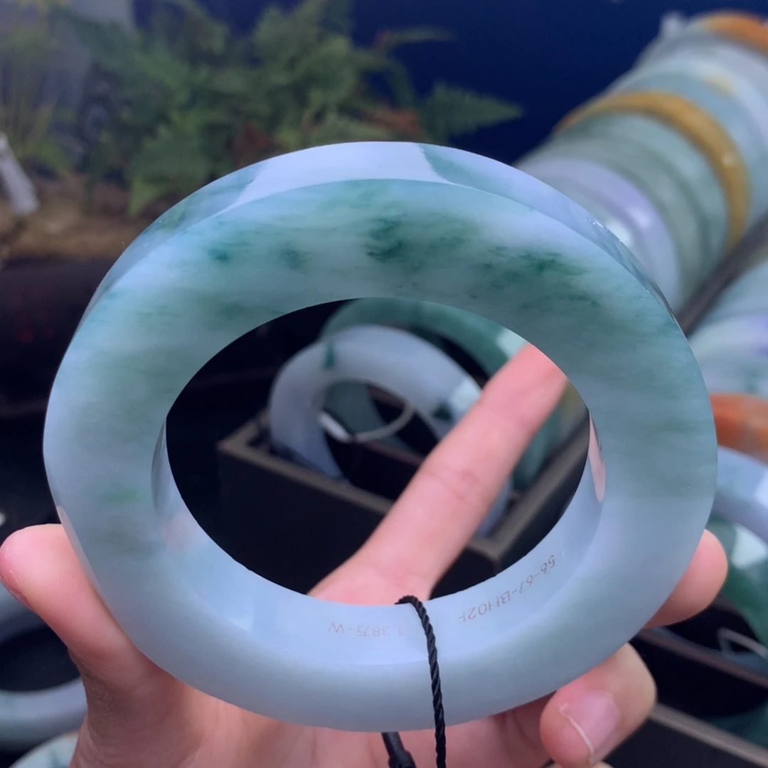 定制翡翠未镶嵌手镯定制不退不换