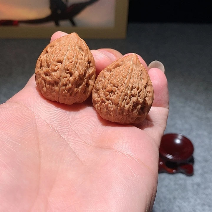 把件文玩核桃蛇王一抹红32