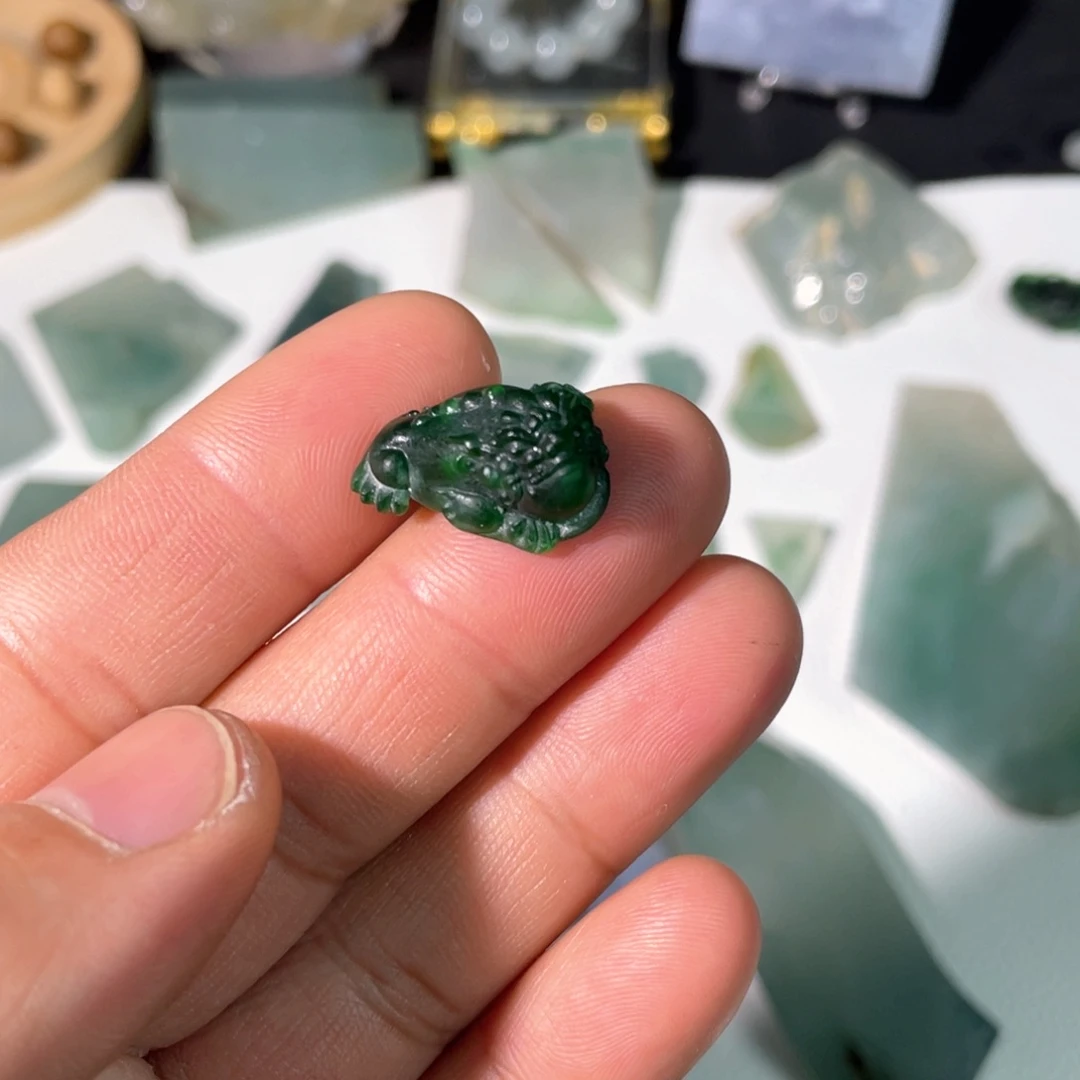 颈饰未镶嵌翡翠天然缅甸翡翠a货