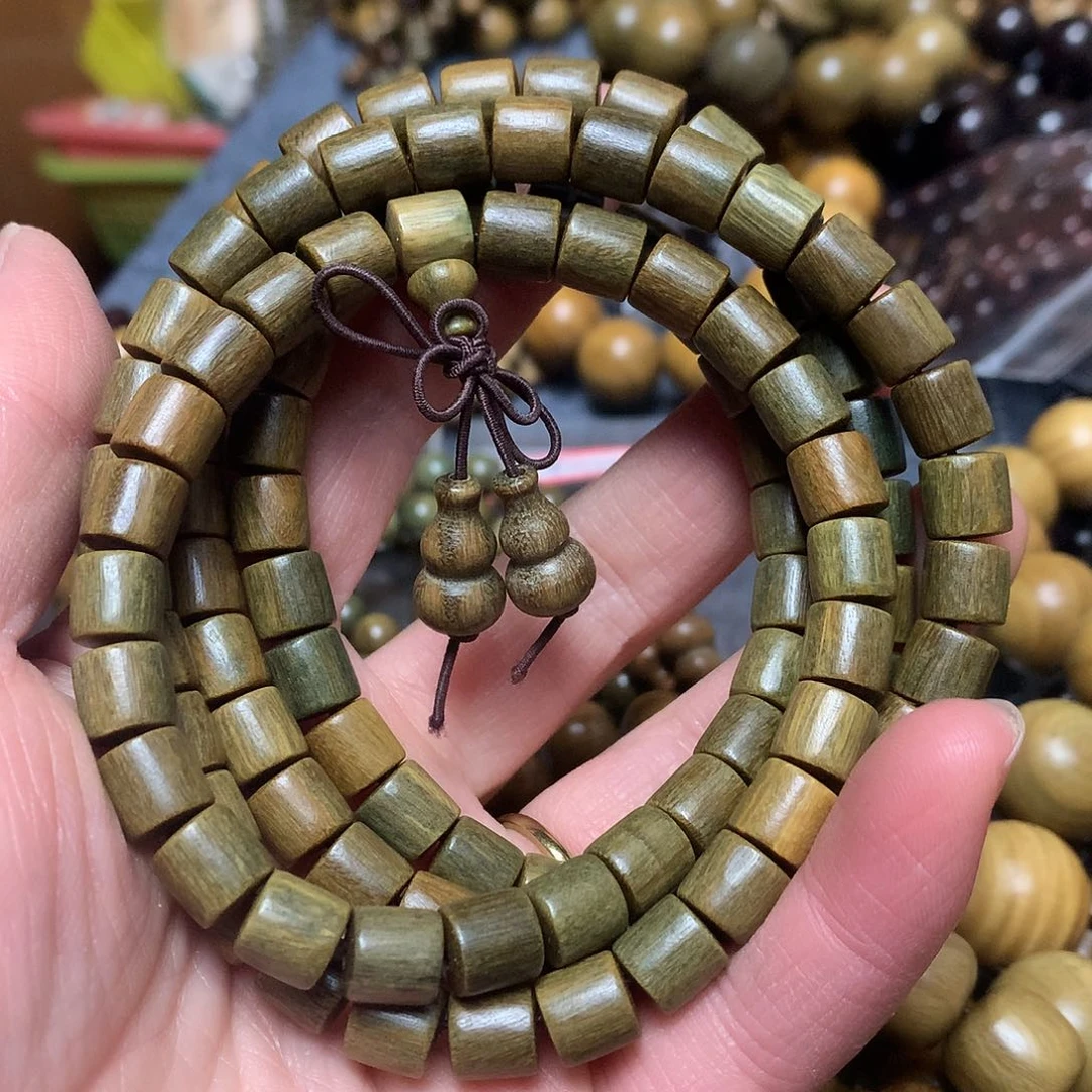 维腊木（绿檀）手串/手链李*牧