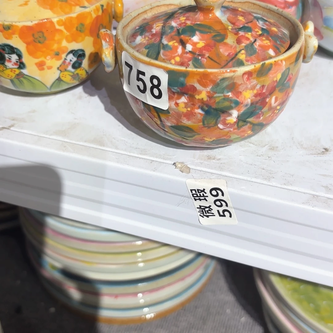 景德镇手绘高温釉下彩陶瓷茶具