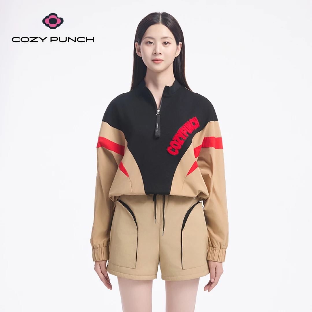 cozy punch【大女主机车夹克】石墨烯发热保暖科技绒夹克77383522