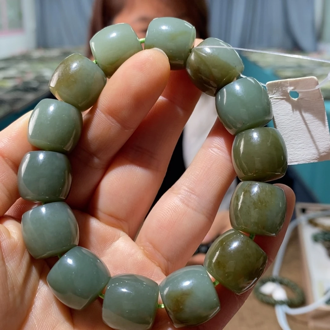 和田玉未镶嵌手链116