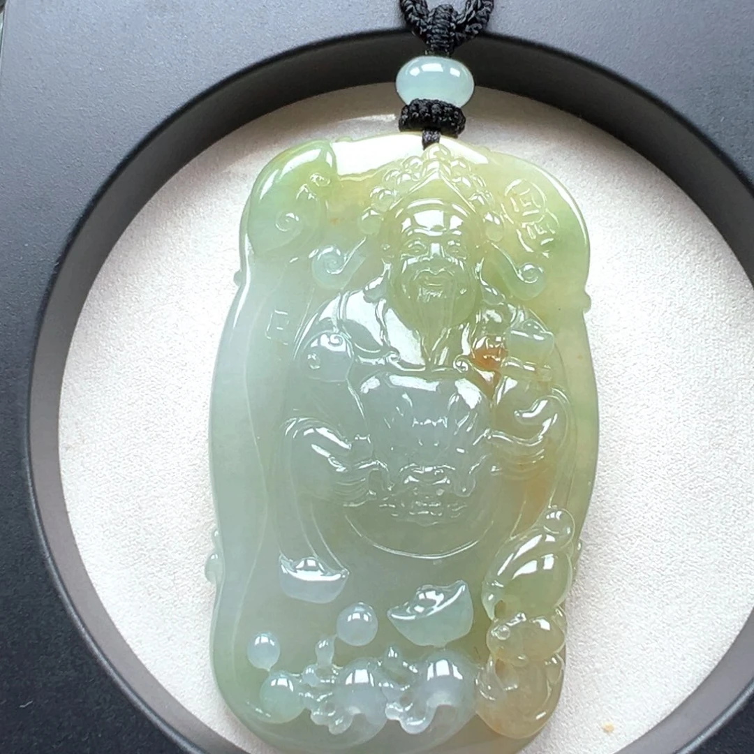 颈饰未镶嵌翡翠财爷