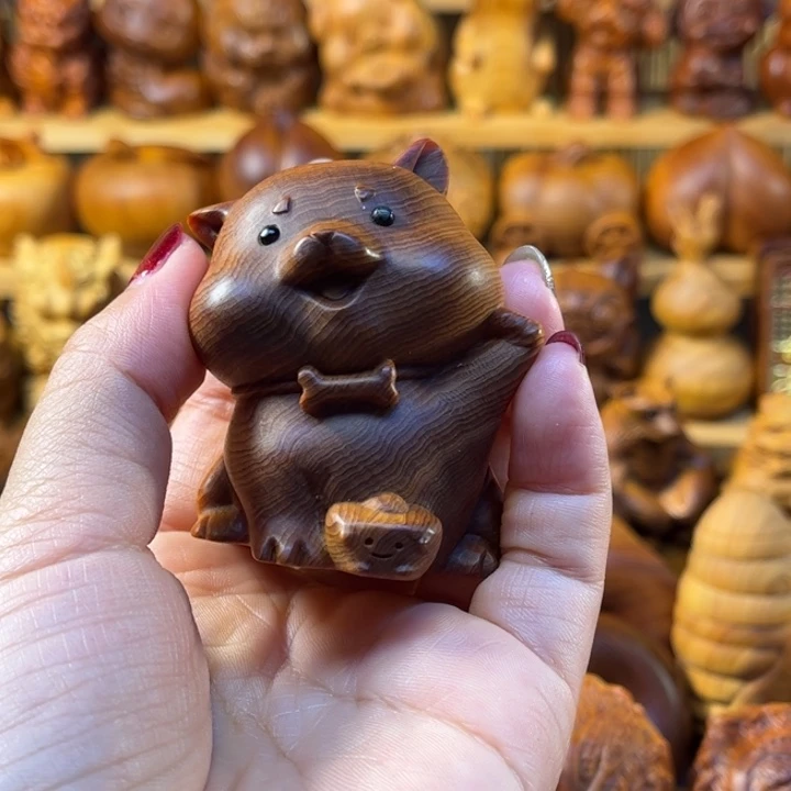 米***宝柏木（崖柏）崖柏手把件