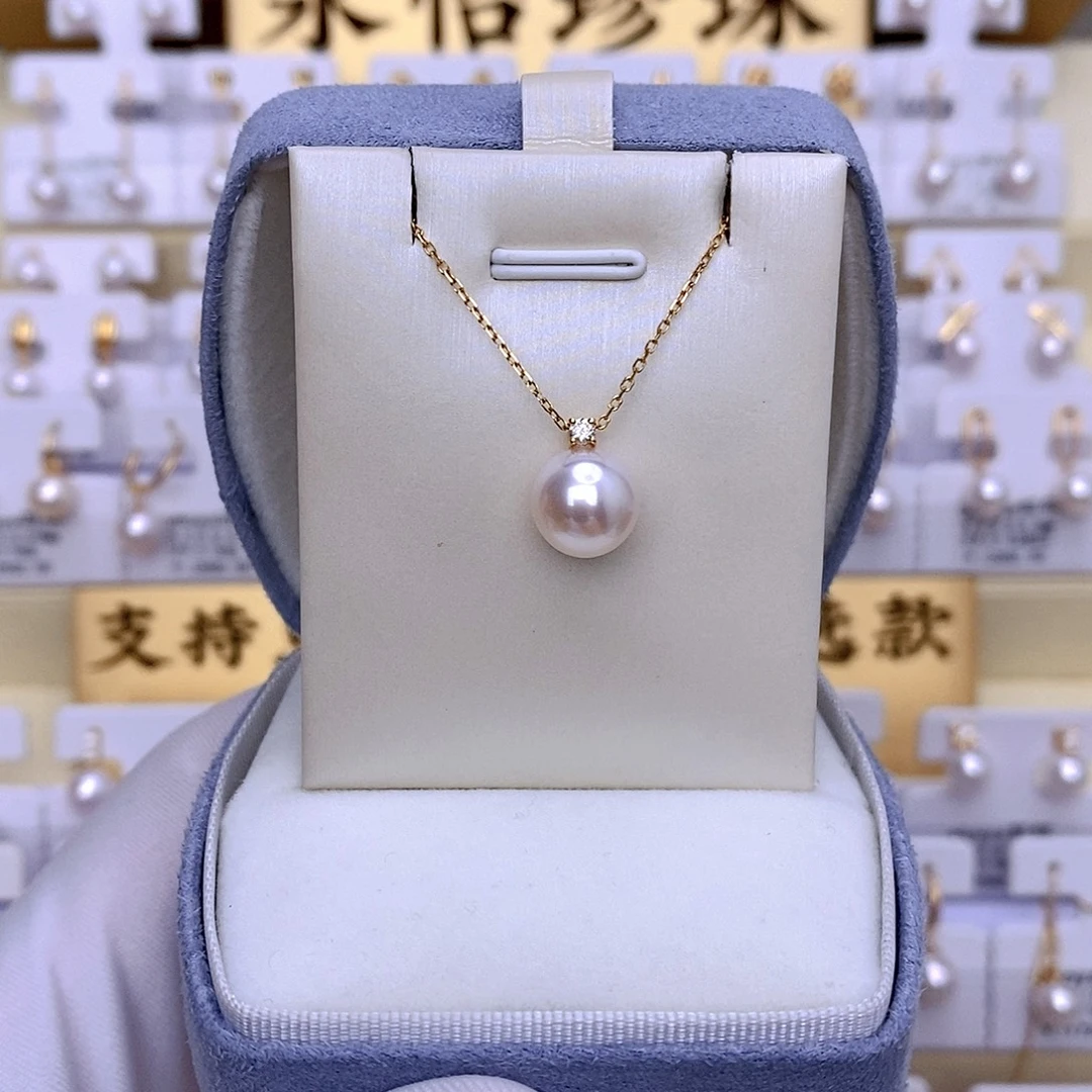 套链18K金镶嵌海水珍珠