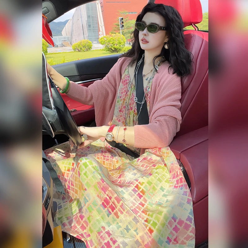 【Linda姐高端线】夏季新款时尚气质慵懒风吊带连衣裙AS5LYH2260