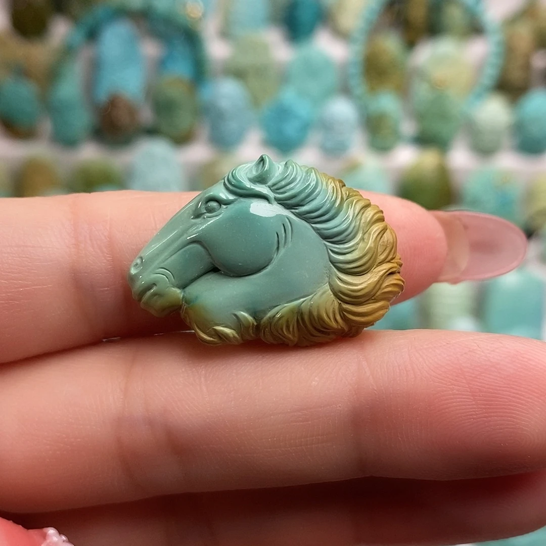 未镶嵌绿松石绿松石