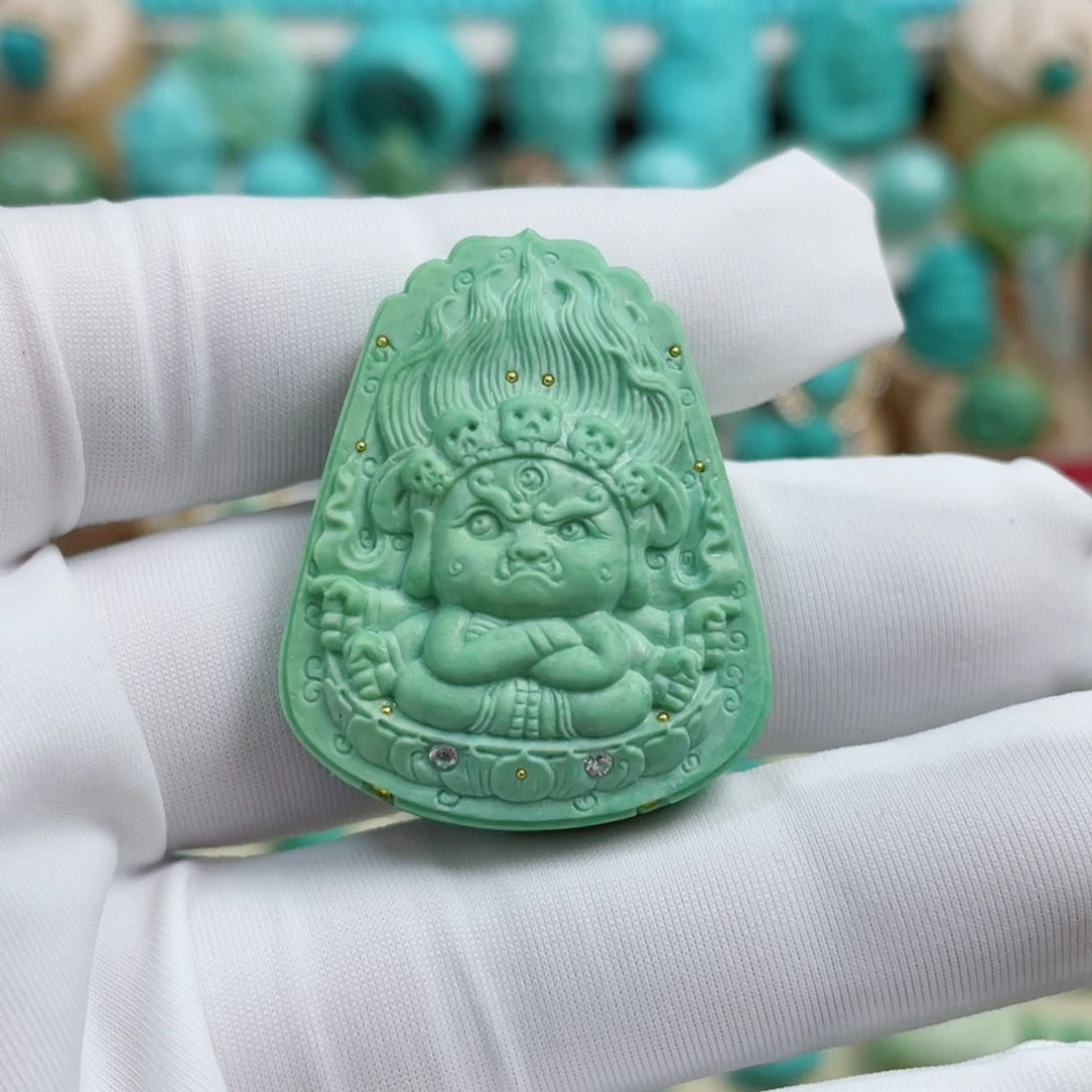 未镶嵌绿松石珠宝奇石