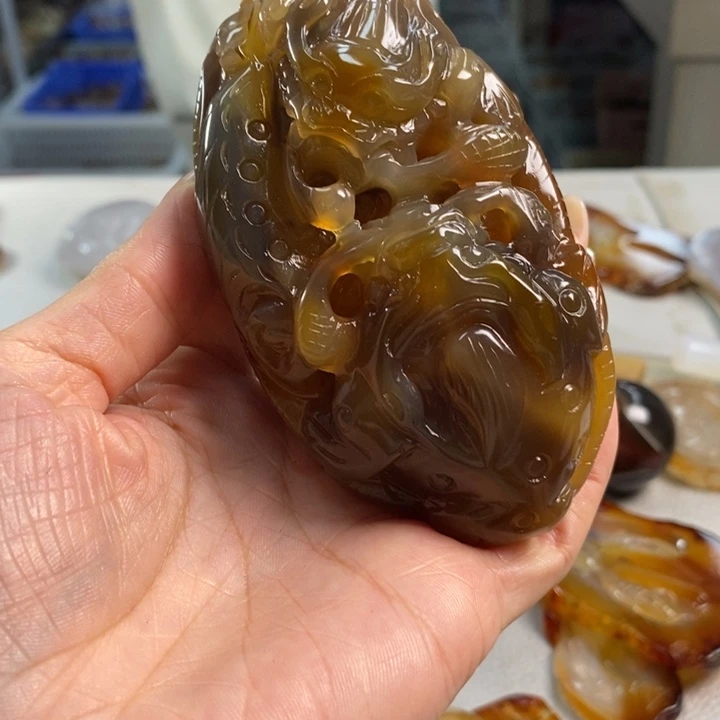 玛瑙/玉髓吊坠(不含链)未镶嵌