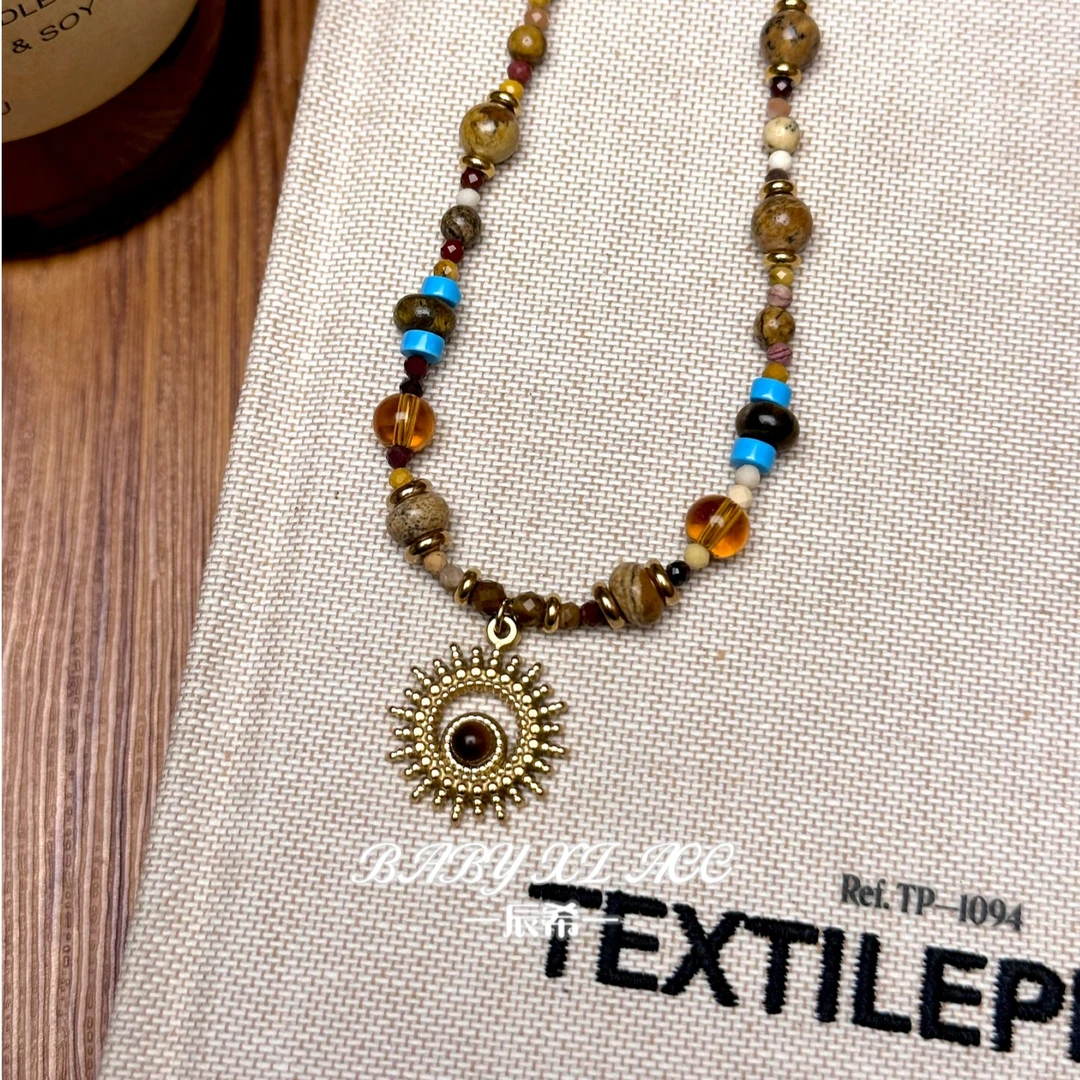 铜合金项链 辰希「主君」国风复古不规则串珠小众设计款项链