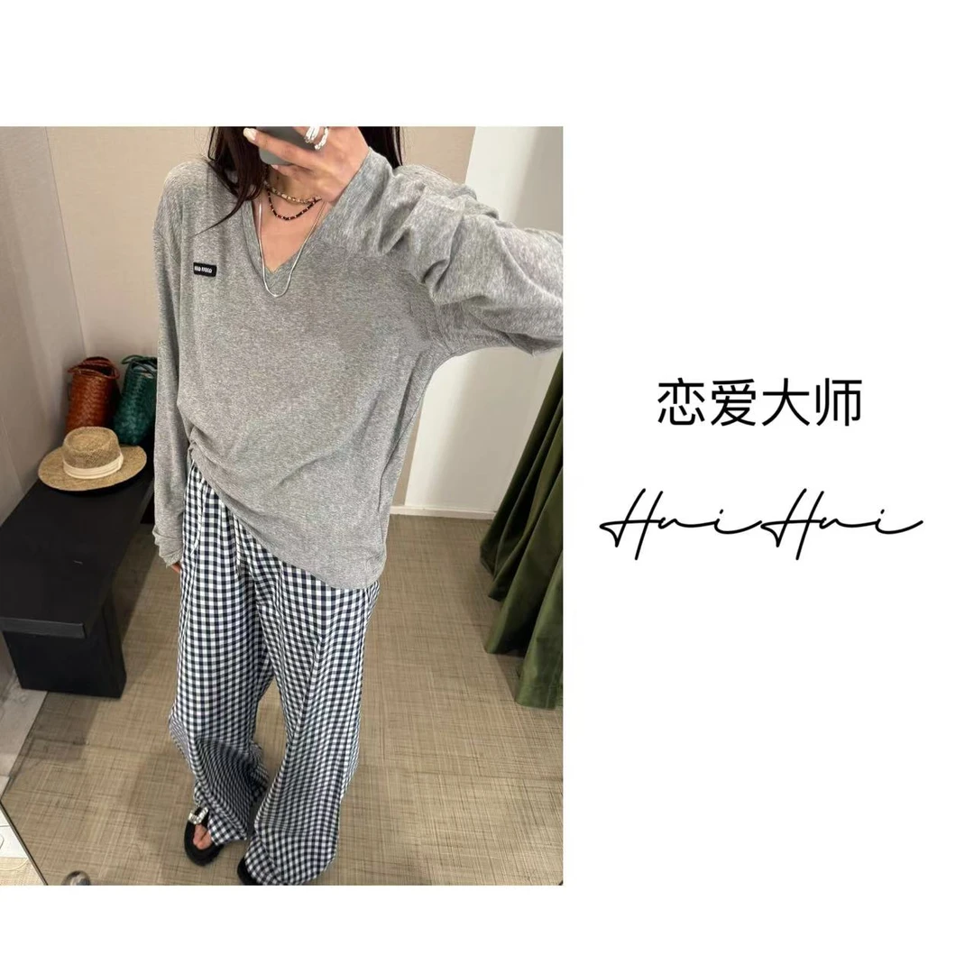 【HUI】新｜曼妙微透｜天丝羊毛 v领打底