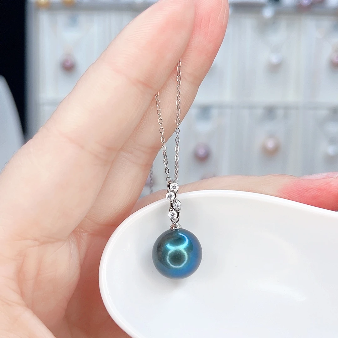 淡水珍珠吊坠(赠链)合金