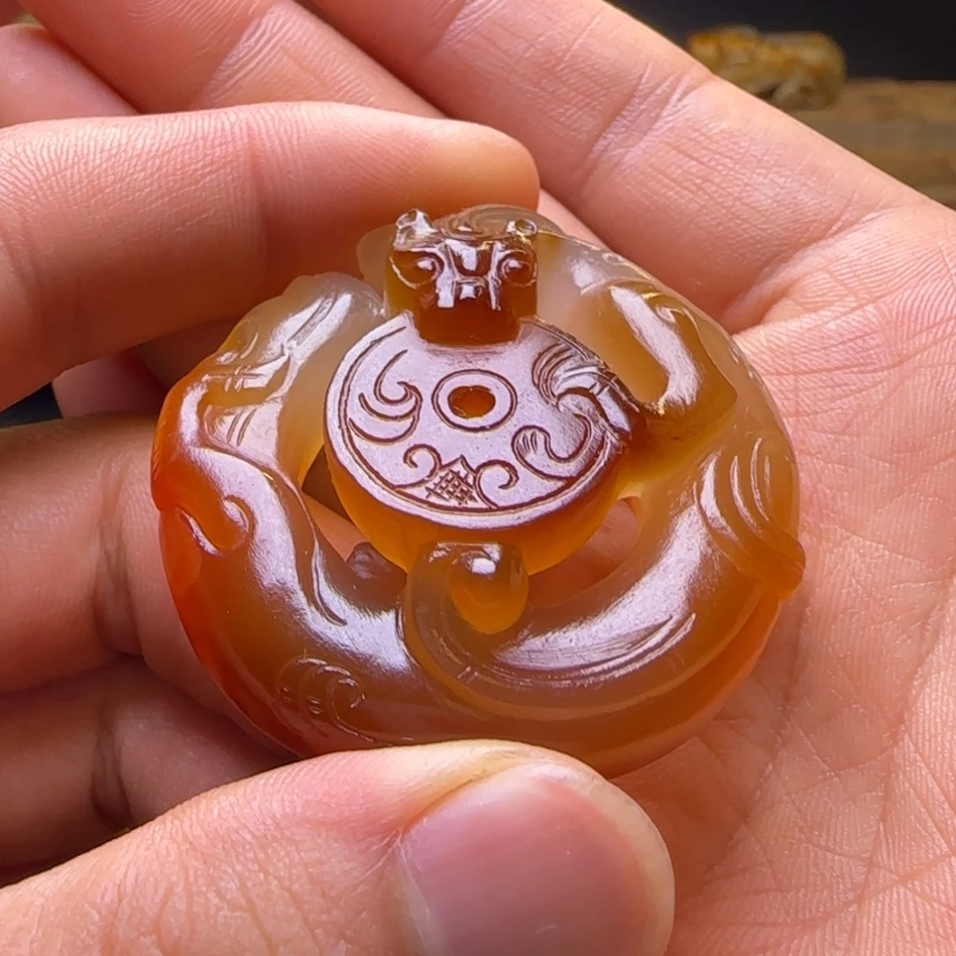 景***未镶嵌和田玉（糖玉）挂件
