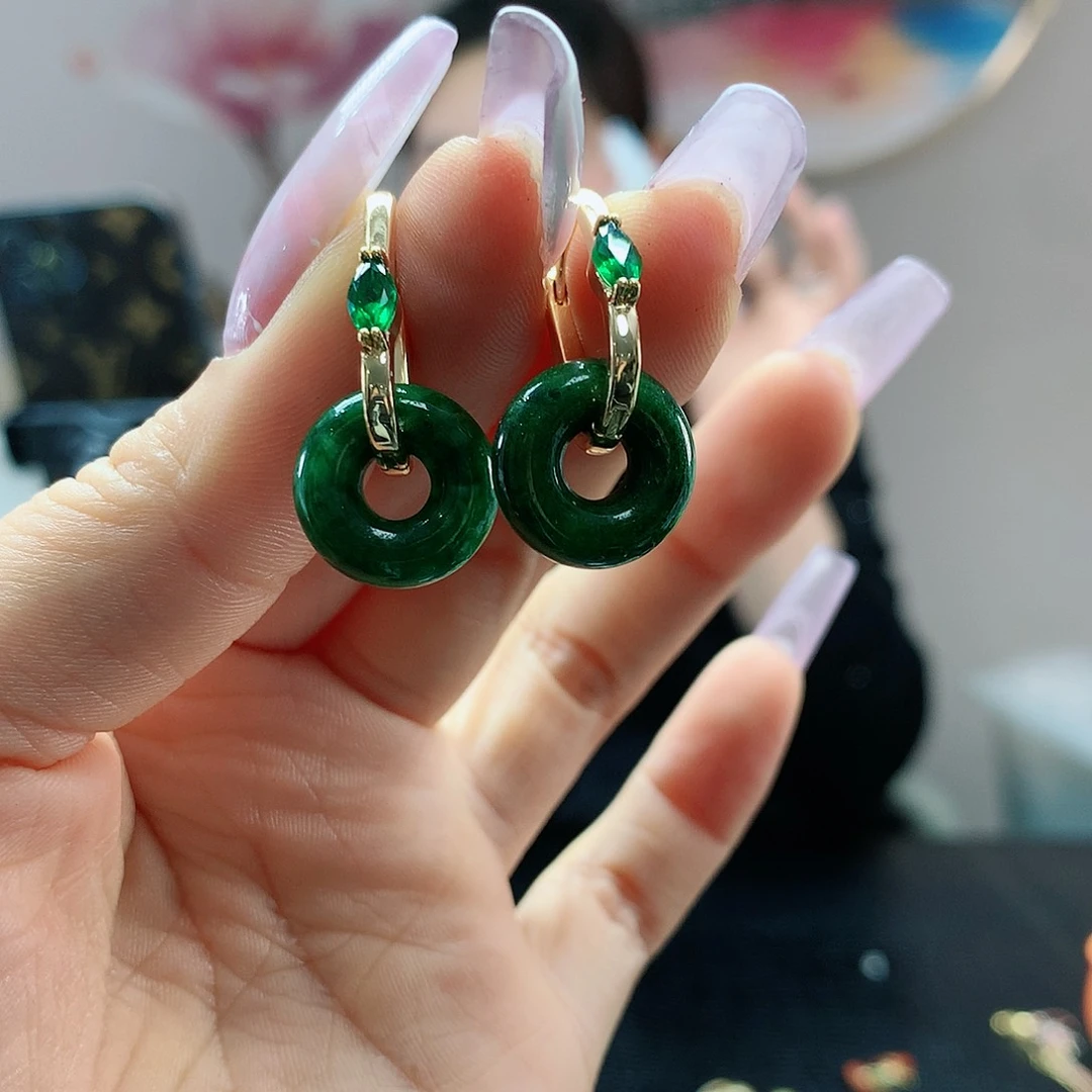【闪购商品】红宝石耳饰未镶嵌