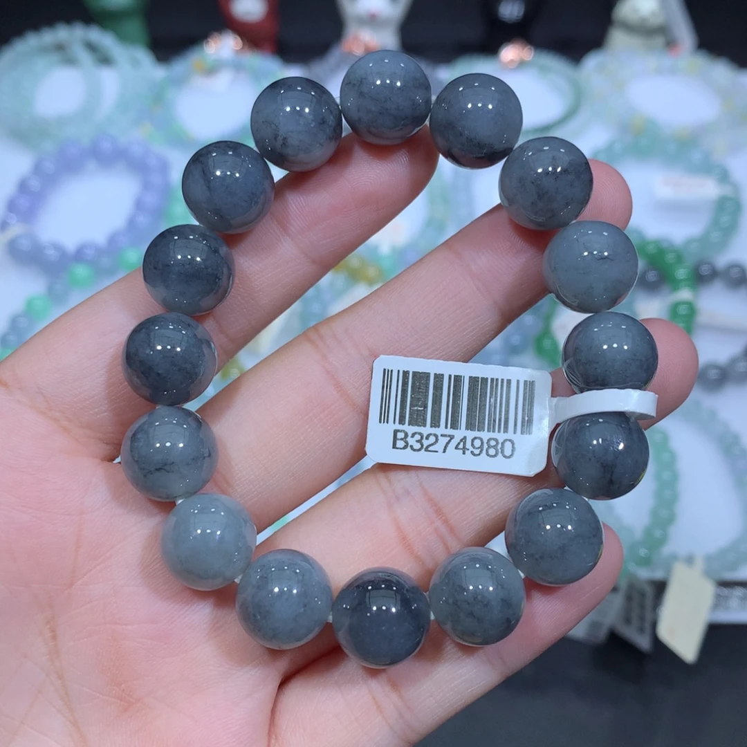 翡翠未镶嵌手串天然