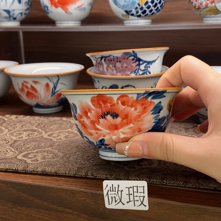 釉下老陶泥手工绘制