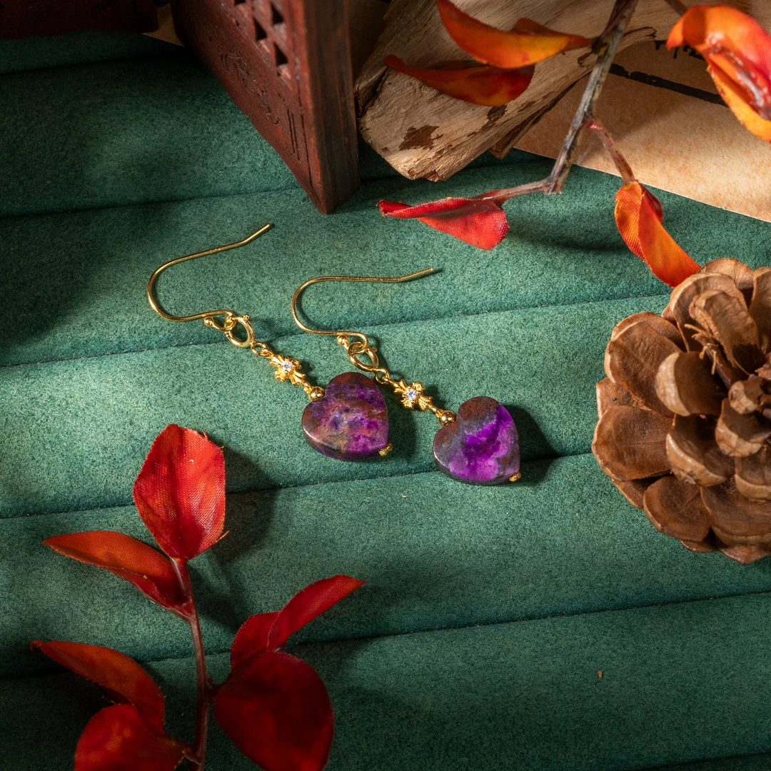 舒俱来爱心耳钩/12*4mm/多样性发一/C2208/0