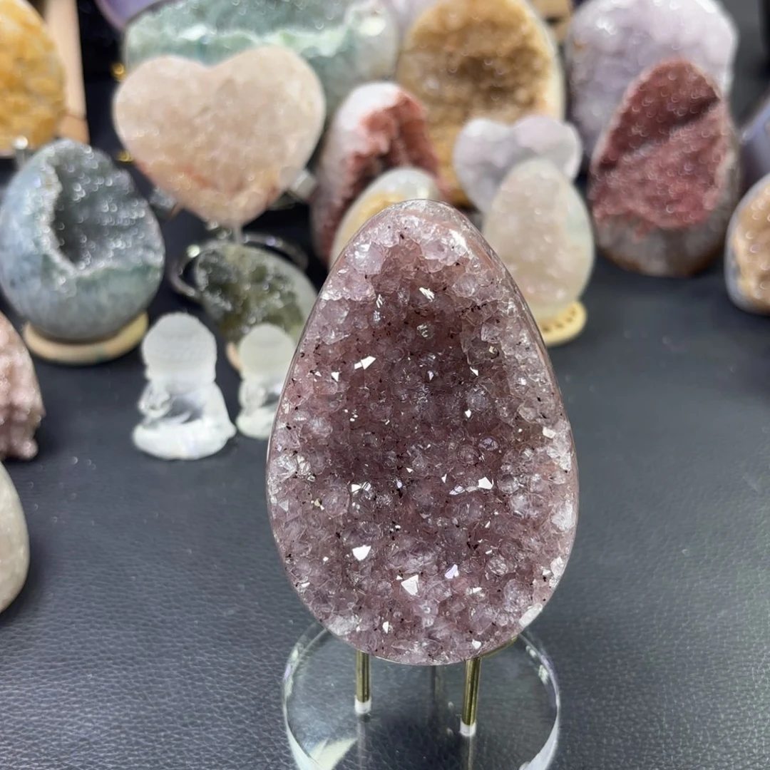 大型摆件（非配饰）紫晶未镶嵌13号 龙蛋