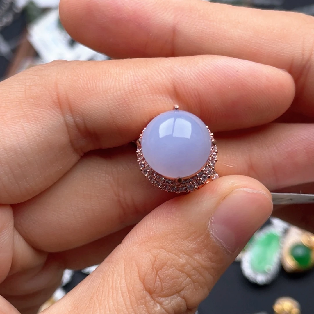 翡翠未镶嵌戒指11111