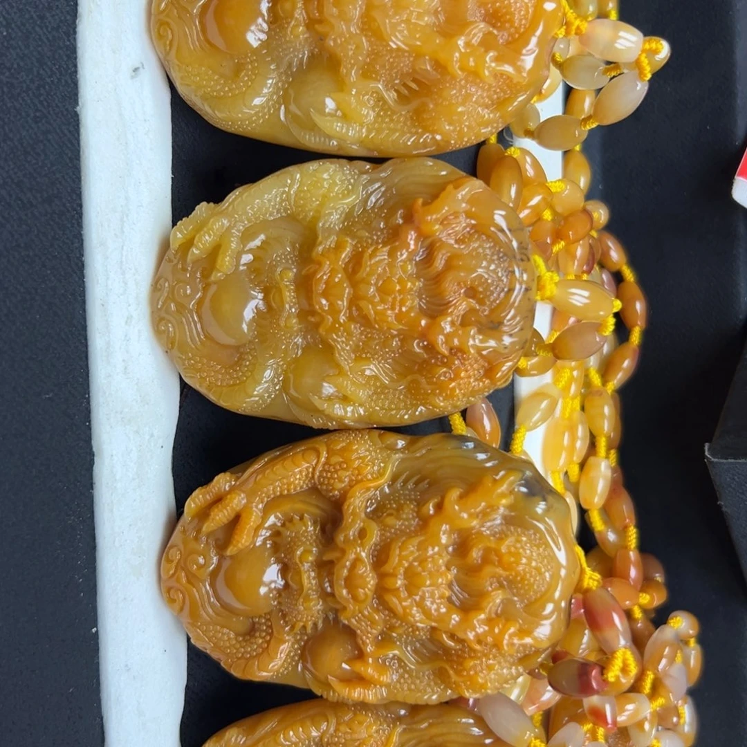 石英质玉（黄龙玉）未镶嵌多样性发货，发其一