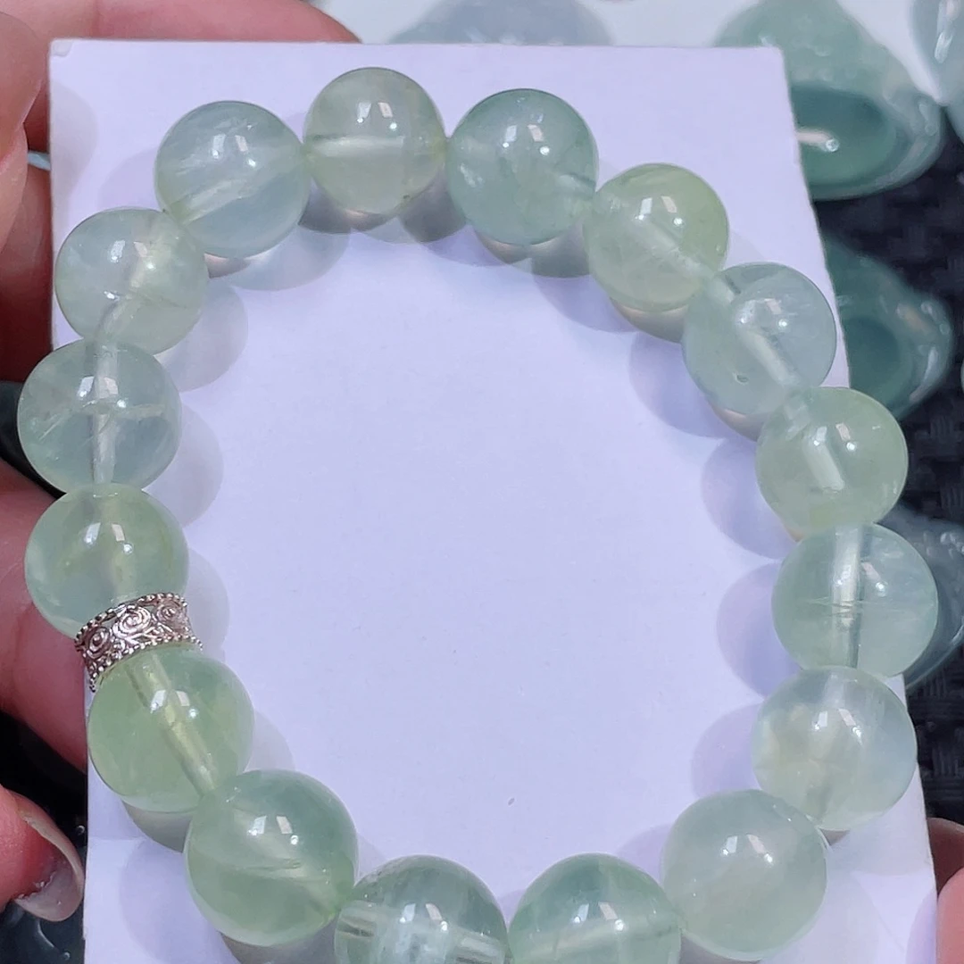 未镶嵌手链绿水晶手串