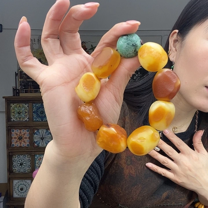 蜜蜡手串未镶嵌群**n手串