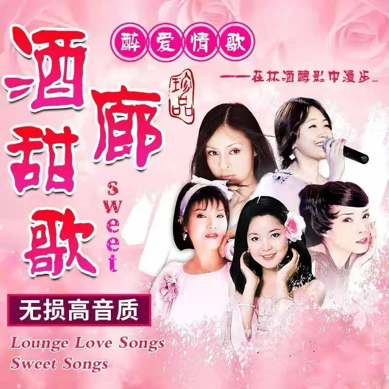 酒廊情歌大全邓丽君高胜美龙飘飘韩宝仪甜歌情歌车载音乐U盘MP3/4