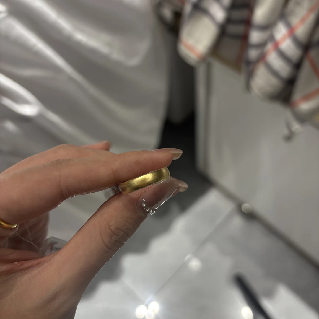 周大生足金古法戒指