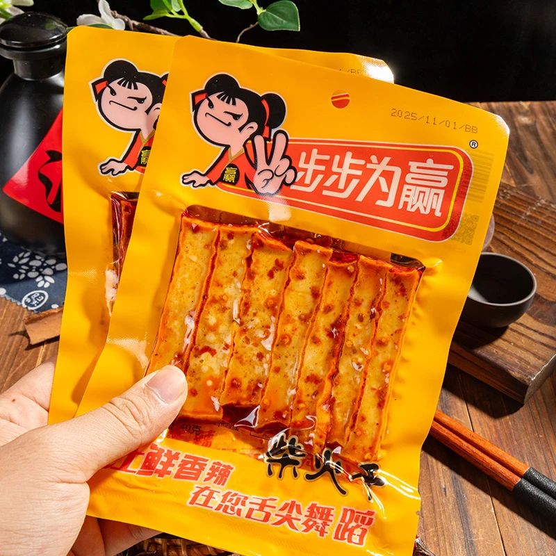 步步为赢柴火干40克豆腐干子老豆干香干休闲解馋年货湖南特产零食
