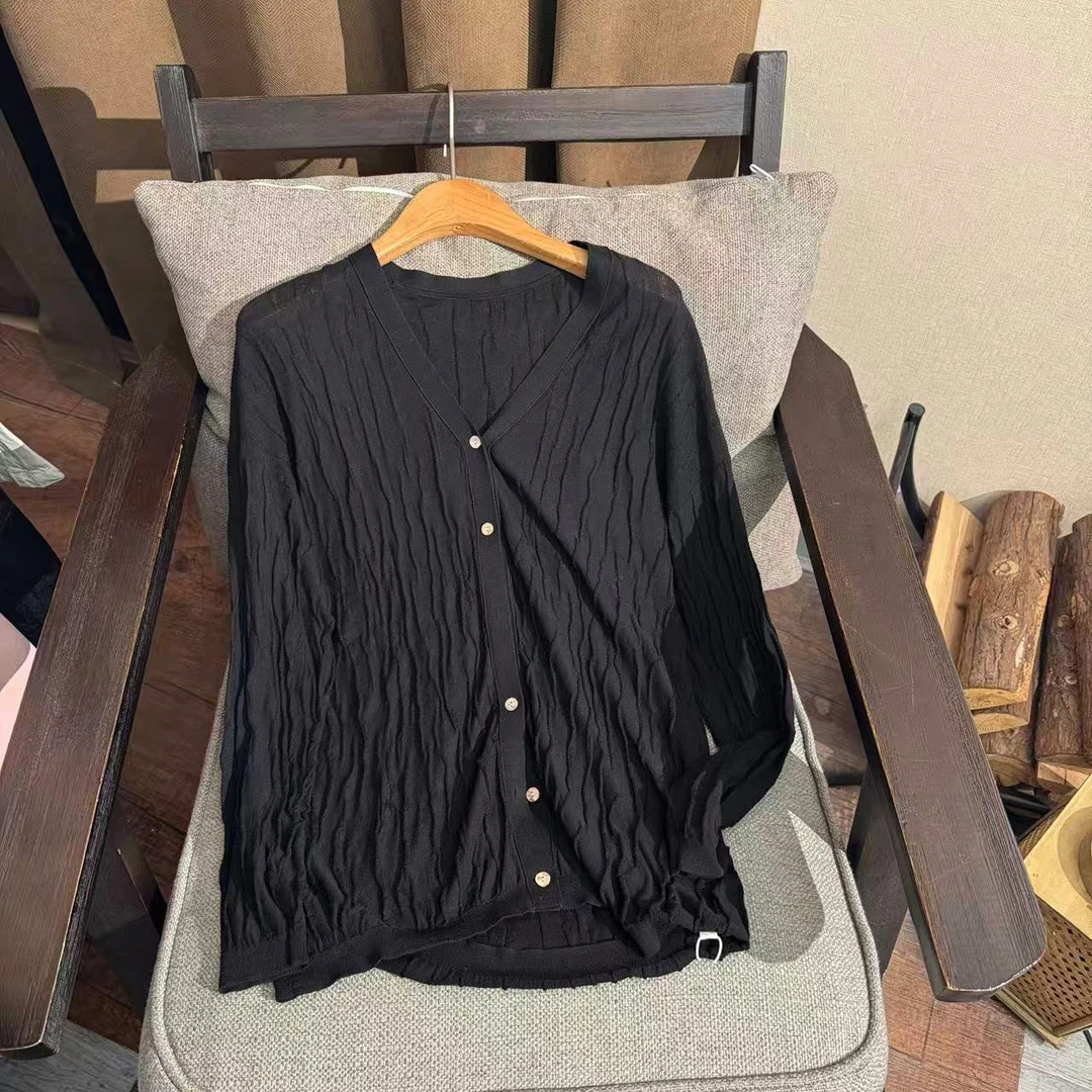 【首次PO价】西町村屋轻薄肌理感休闲开衫外套AB8213347