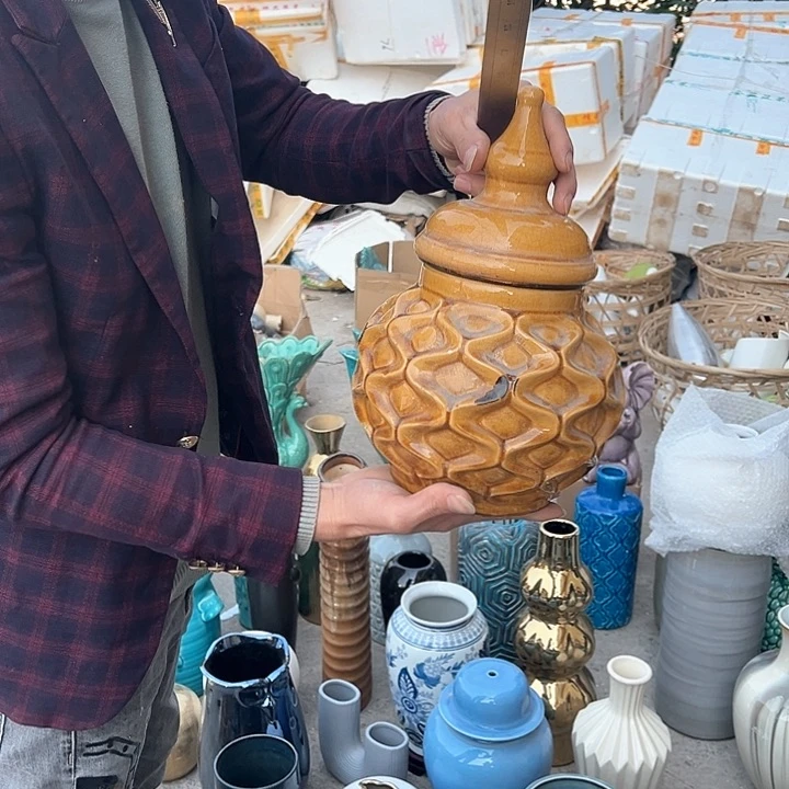 瓶高度34厘米口径10厘米微瑕捡漏