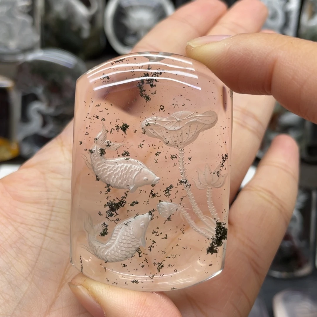 未镶嵌颈饰水晶年年有鱼