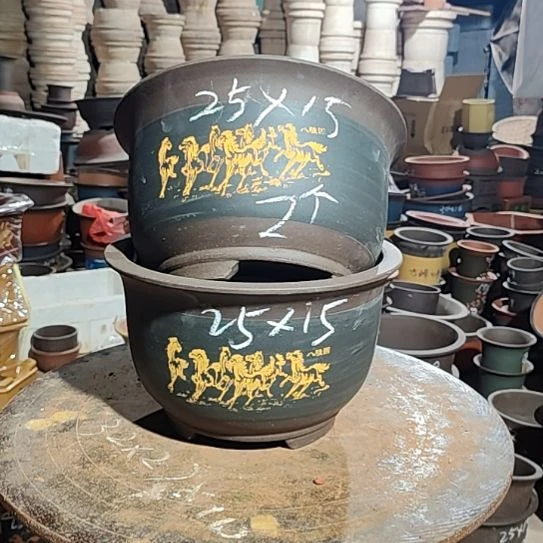 宜兴紫砂花盆清仓处理