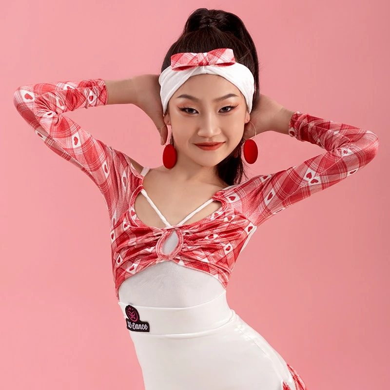 星辰舞服拉丁舞练功服女儿童成人新款花色吸睛亮眼显白班服套装