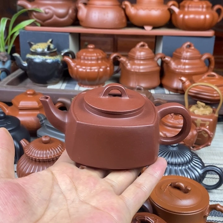 紫砂茶壶小四方200Cc原矿老紫泥特价